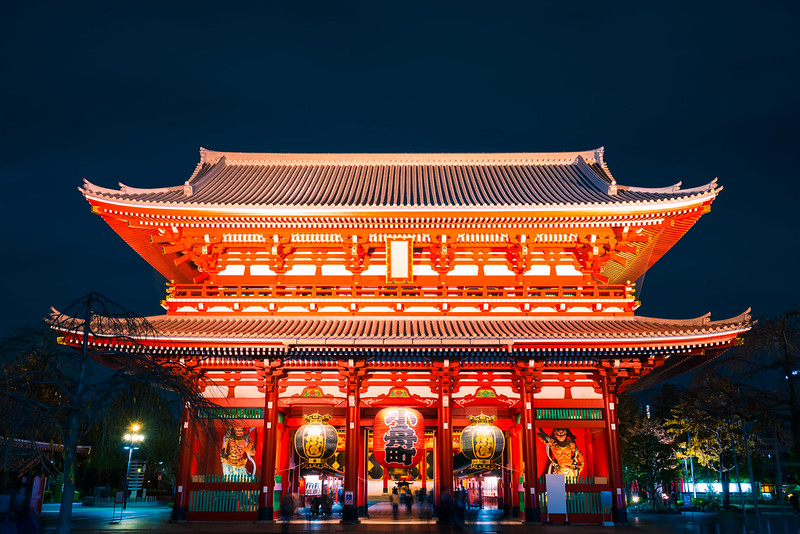 Kaminarimon Gate in Asakusa